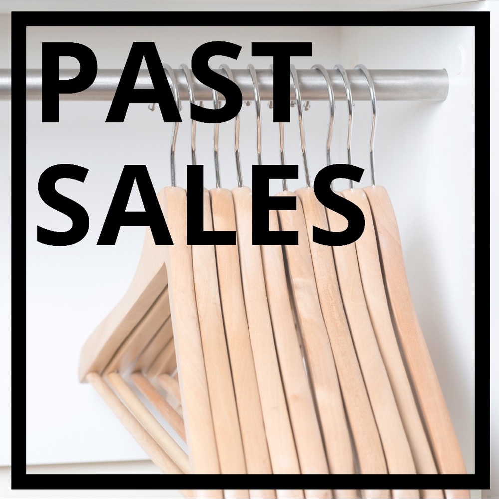 PAST SALES - Items No Longer Available